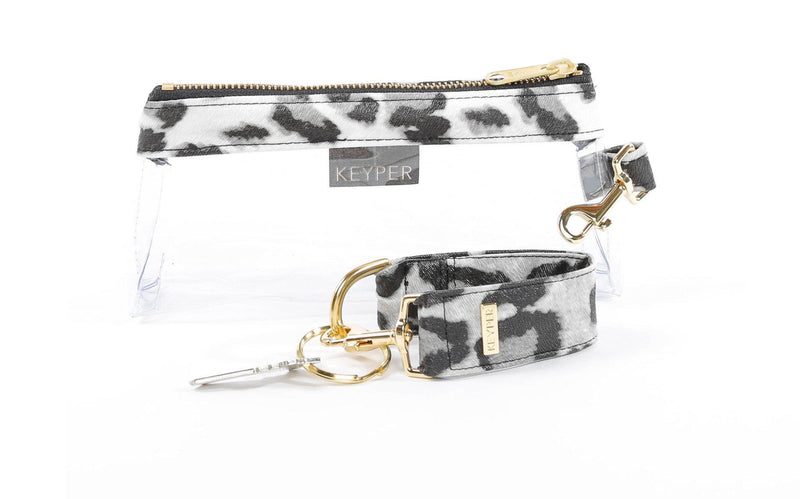 Snow Leopard CLEAR IT BAG • Pouch - Signature Trim