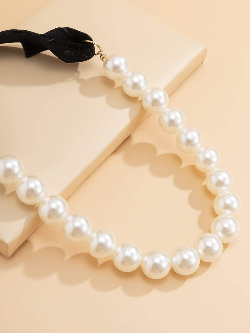 Elegance Tied in Pearls