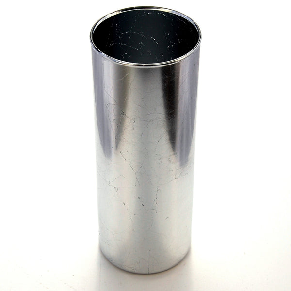 GILT 9" Silver Cylinder Vase