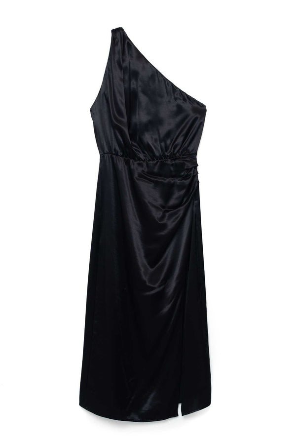 Melissa Midi Dress in Black