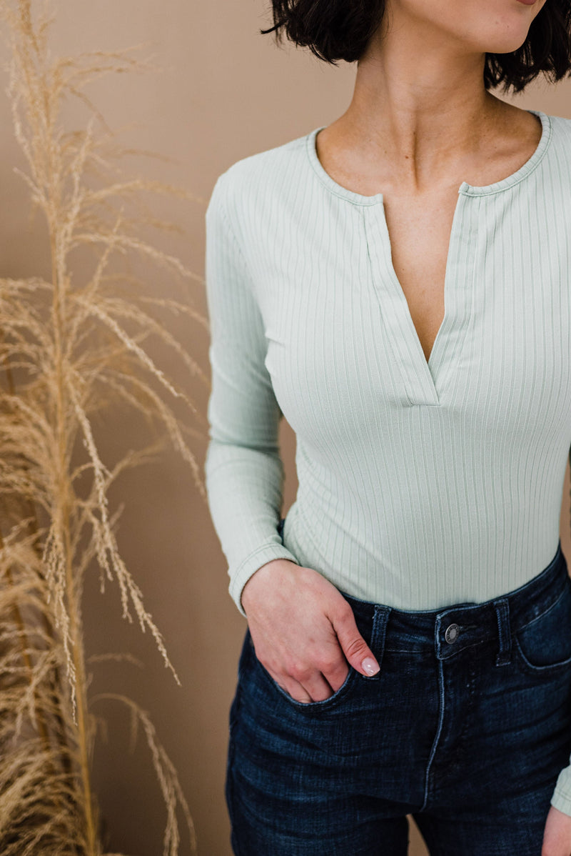 Give You Everything Ribbed Bodysuit