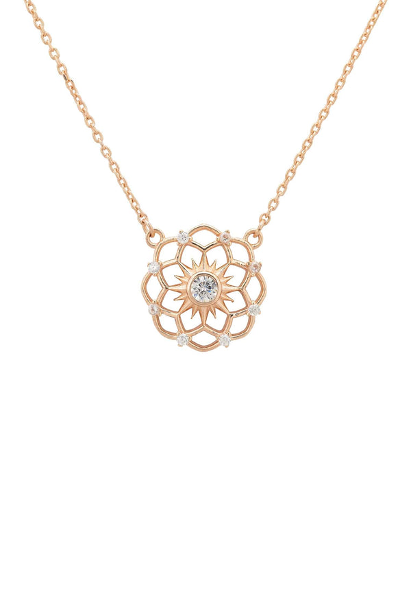 Chakra Pendant Necklace Rosegold