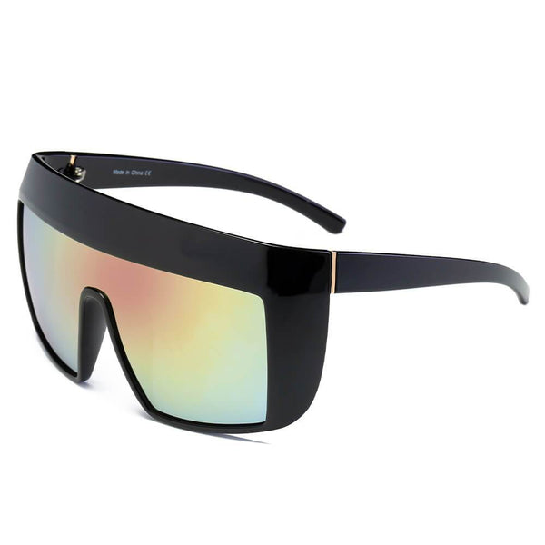 FOLSOM | S2043 - Women Oversize Shield Sunglasses