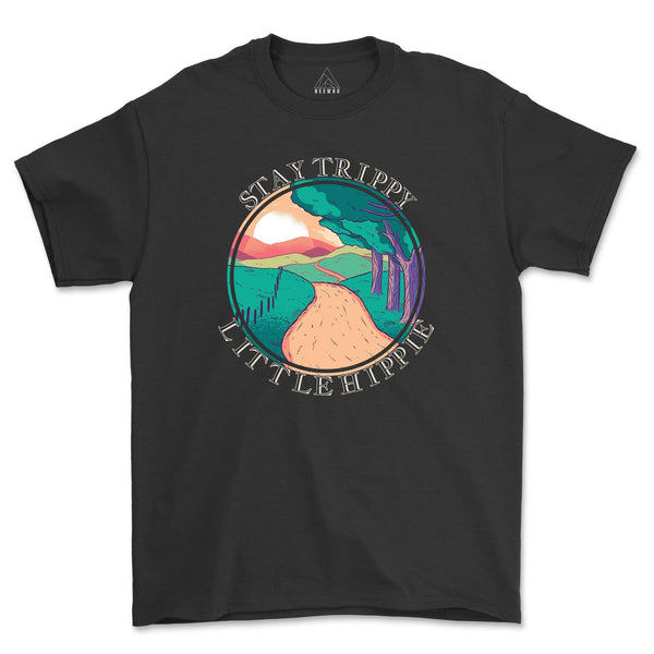 Stay Trippy Little Hippie Distressed Shirt Vintage Hippie T-Shirt