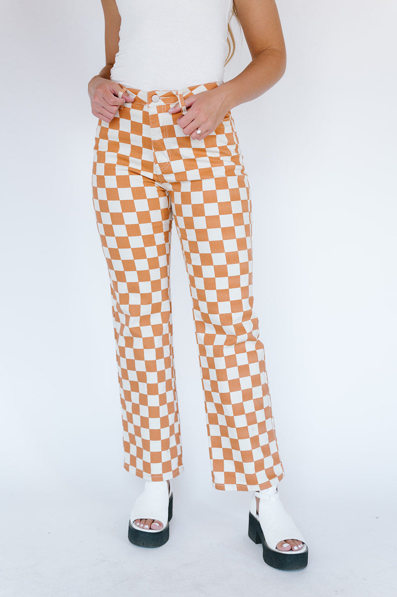 Check Up on It Checkered Pants