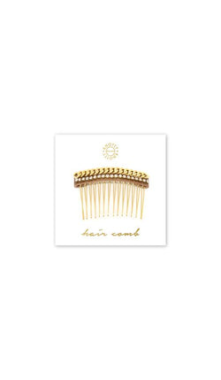 Huxton Hair Comb | Gold