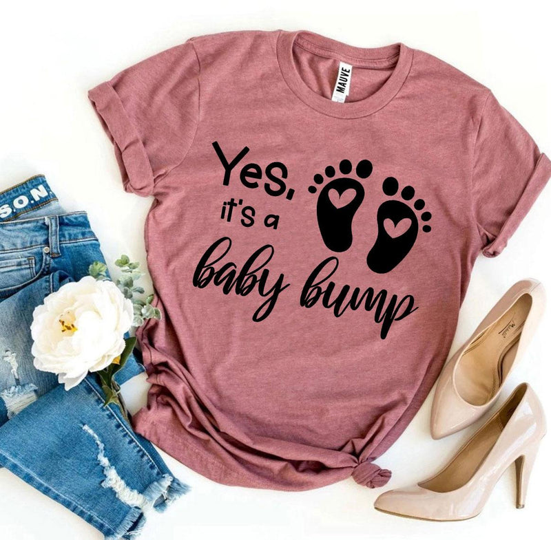 Yes It’s a Baby Bump T-Shirt