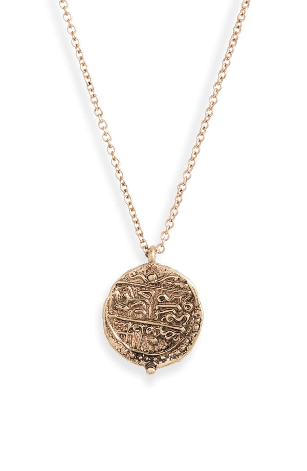 Medallion Coin Charm Necklace