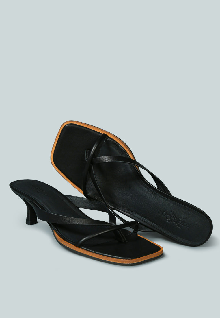 Winslet Heeled Thong Sandal