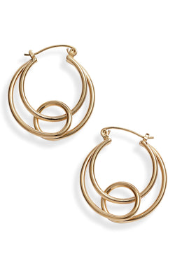 Twisted Interlocking Hoops