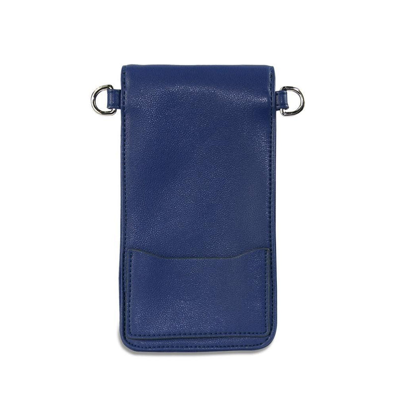 Ibag Leather Cross Body-Sapphire
