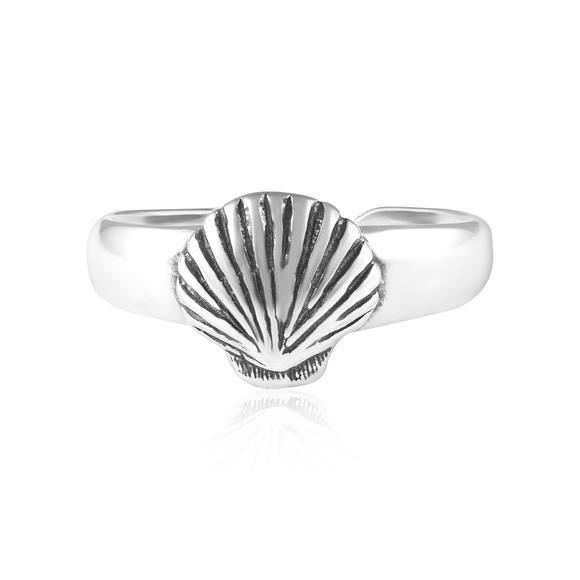 Seashell Sterling Silver Toe Ring