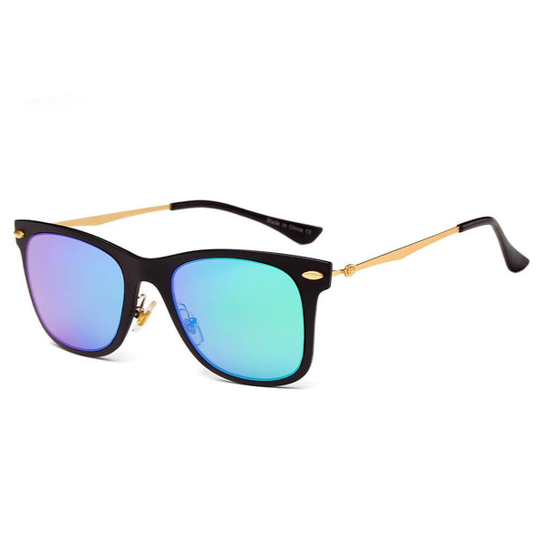 DUGALD | D31 - Classic Horn Rimmed Rectangle Fashion Sunglasses