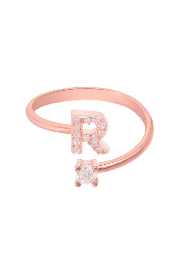 Initial Ring Rosegold R