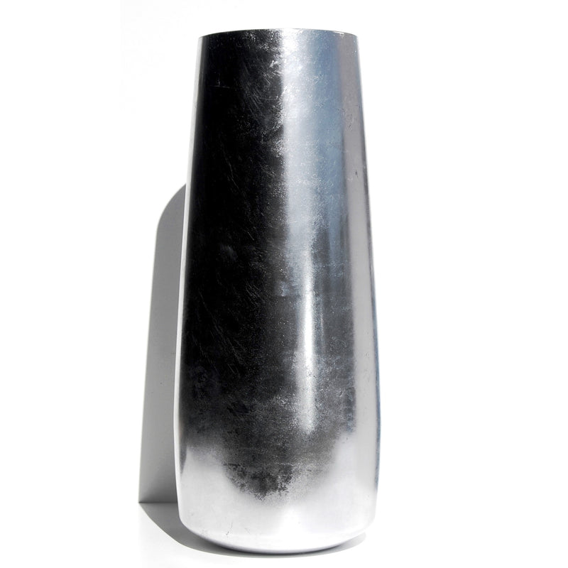 GILT 18" Silver Gilded Zen Vase
