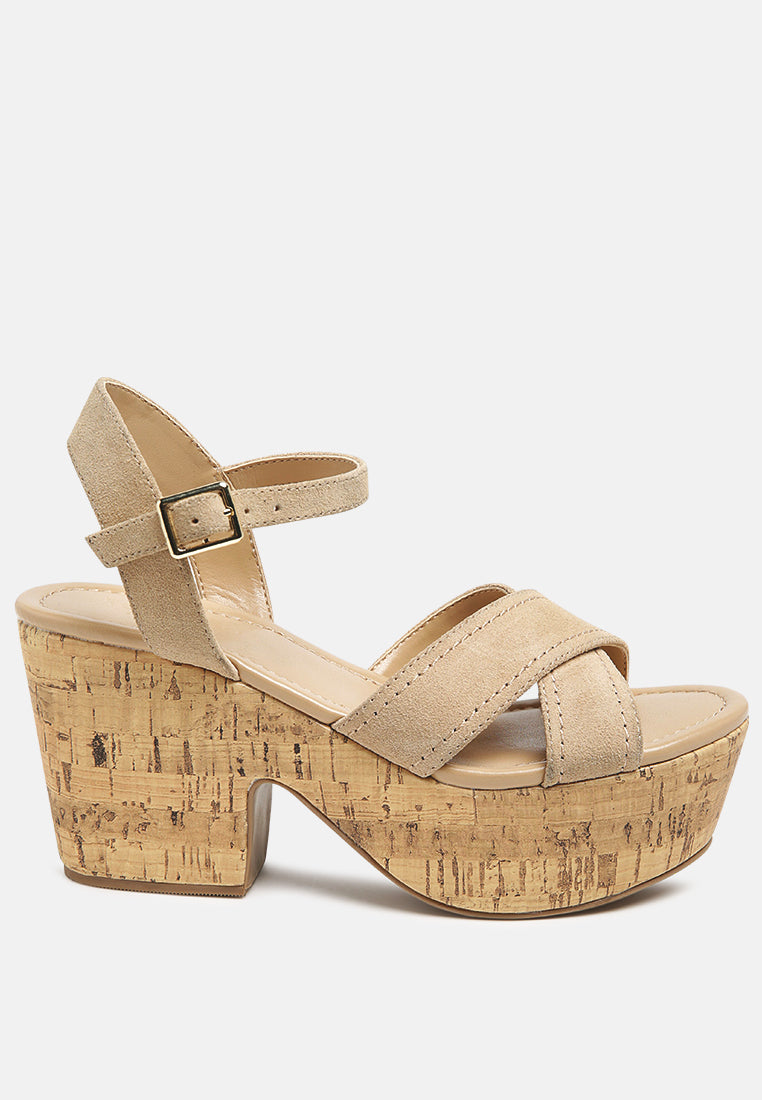 Ulla High Heeled Block Sandal