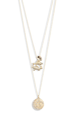 Astrological Charm Necklace - Pisces