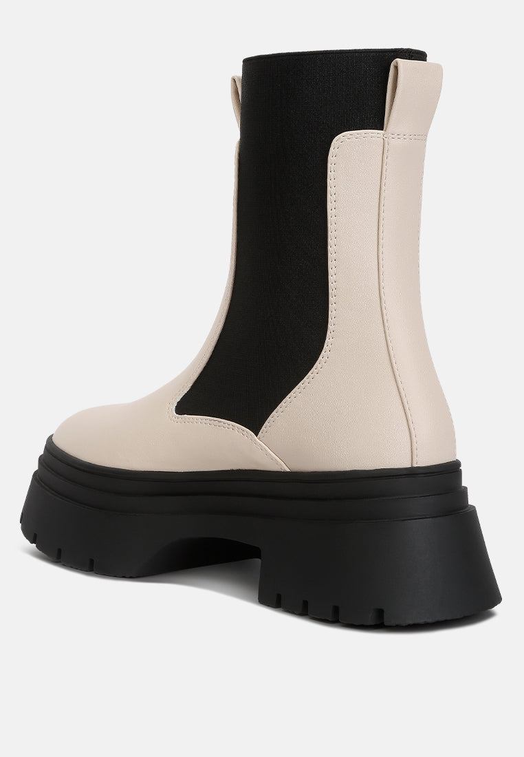 Ronin High Top Chunky Chelsea Boots