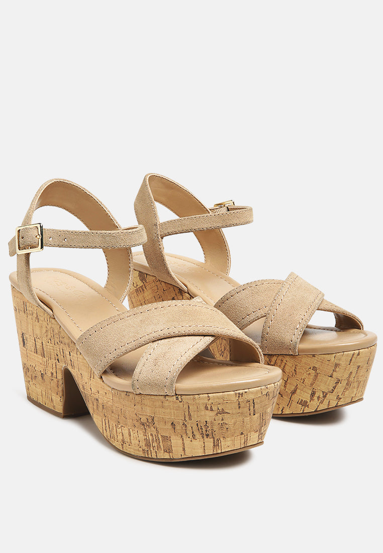 Ulla High Heeled Block Sandal