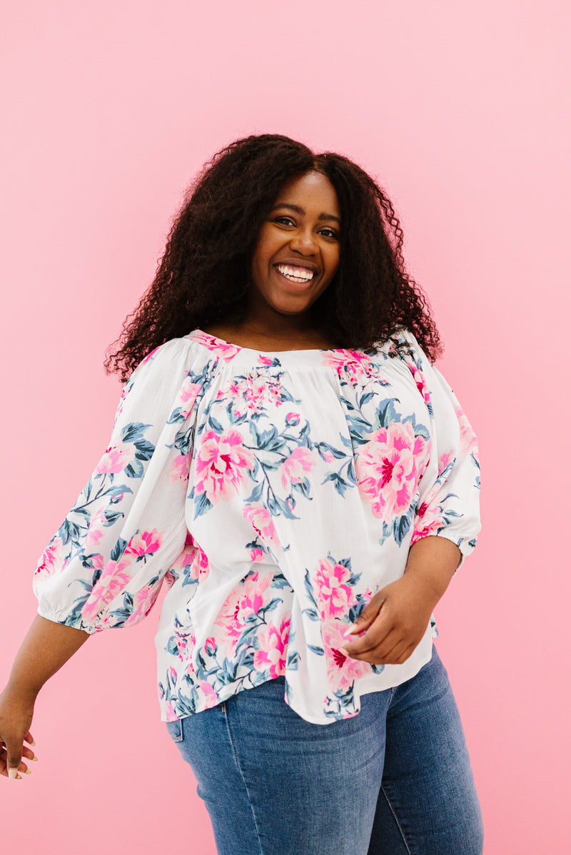 Spring Paradise Floral Top
