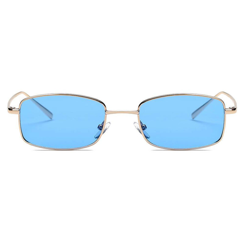 GARNER | S2076 - Retro Vintage Slim Rectangle Sunglasses