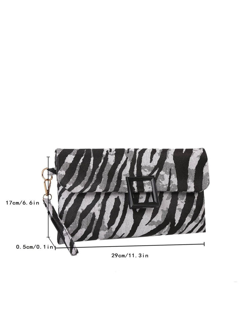 Striped, Wild & Sassy Clutch Bag