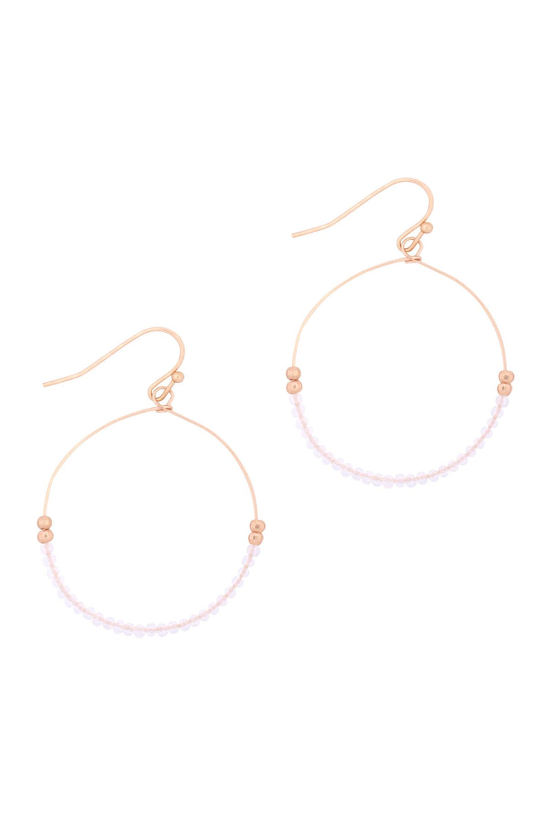 26805 - Glass Bead Round Earrings