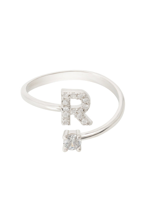 Initial Ring Silver R