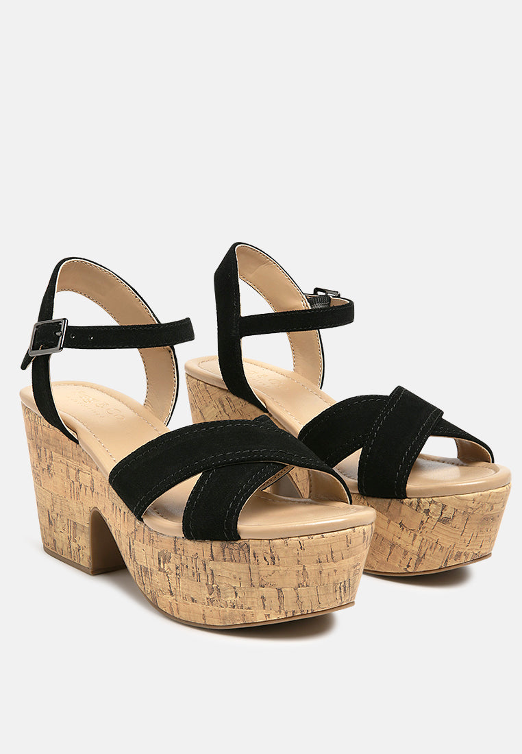 Ulla High Heeled Block Sandal