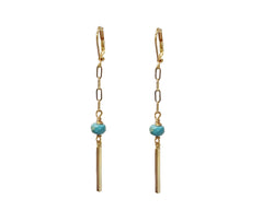 Bar Drop Earrings - Colors Available