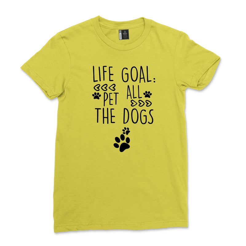 Life Goal Pet All the Dogs Shirt Women Tie Dye Cute Dog Mom tShirt Fur Mama Pet Lover T-Shirt Black
