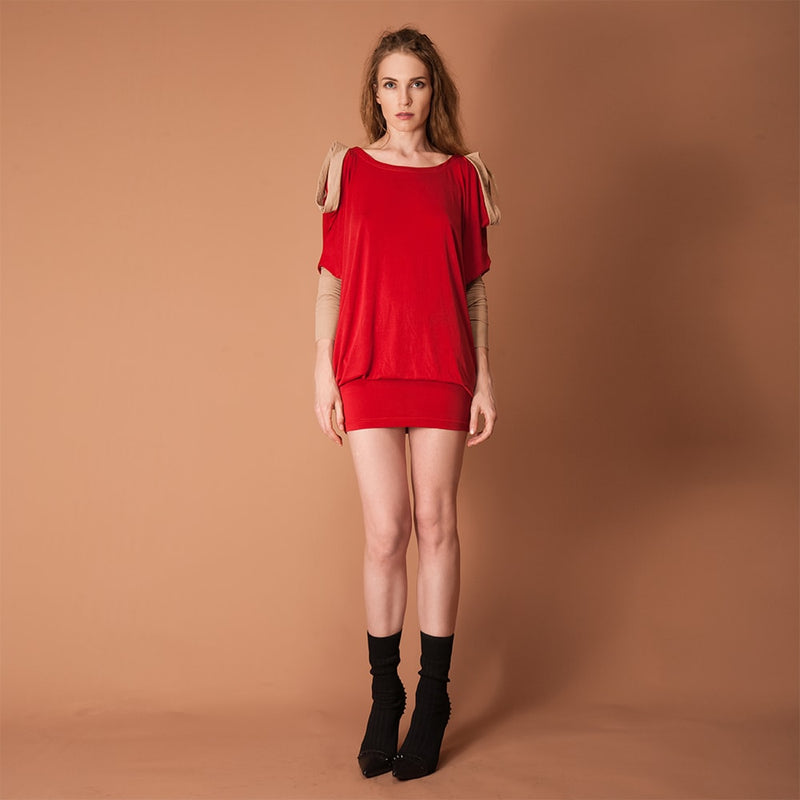 Quasi Dress Scarlet: Reversible by GUZUNDSTRAUS