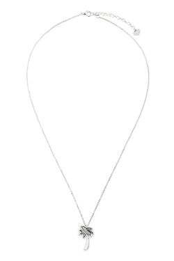 17140 - Abalone Palm Tree Pendant Necklace