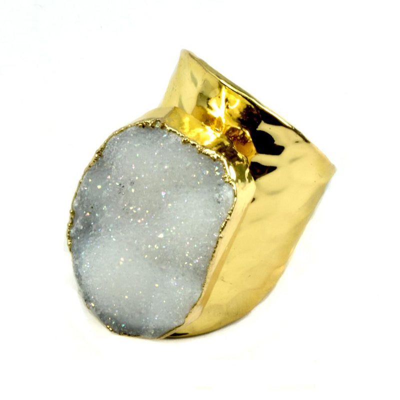 Amy Druzy Statement Ring in Gold