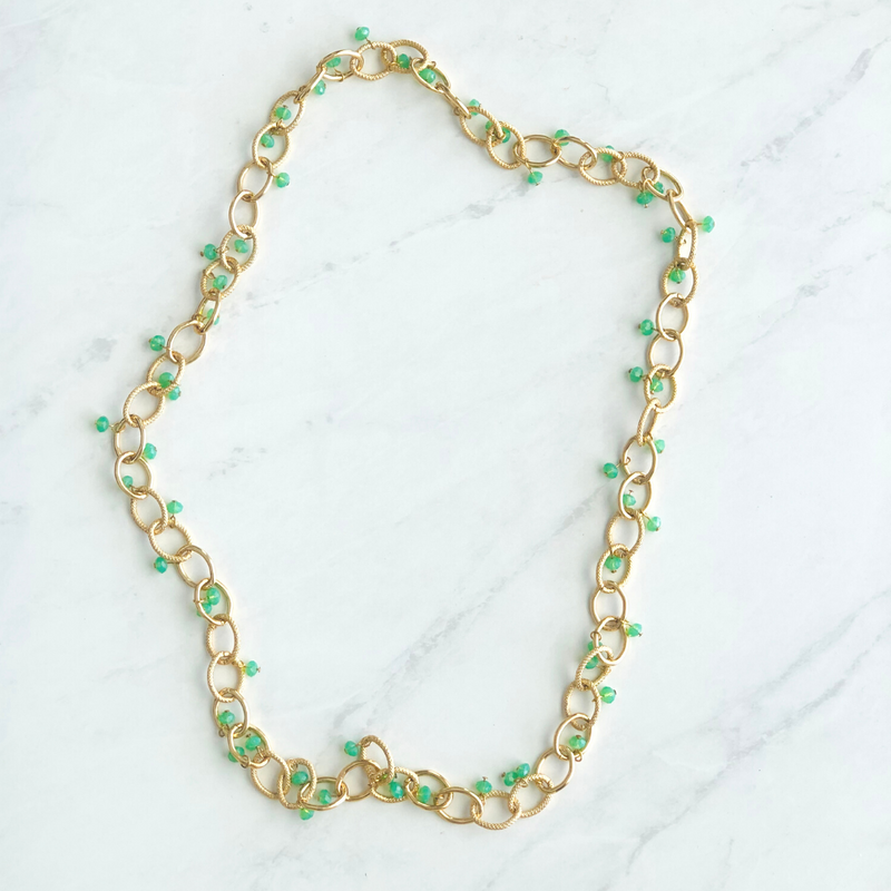 Chain Droplets Necklace