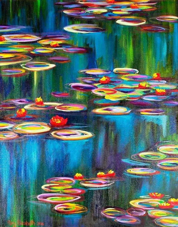 Monet's Lily Pads : Greeting Card