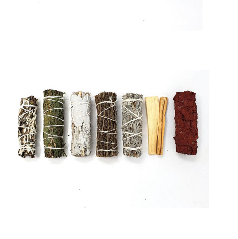 Gift Pack - (Pack of 7) - Smudging Sampler Pack 4"