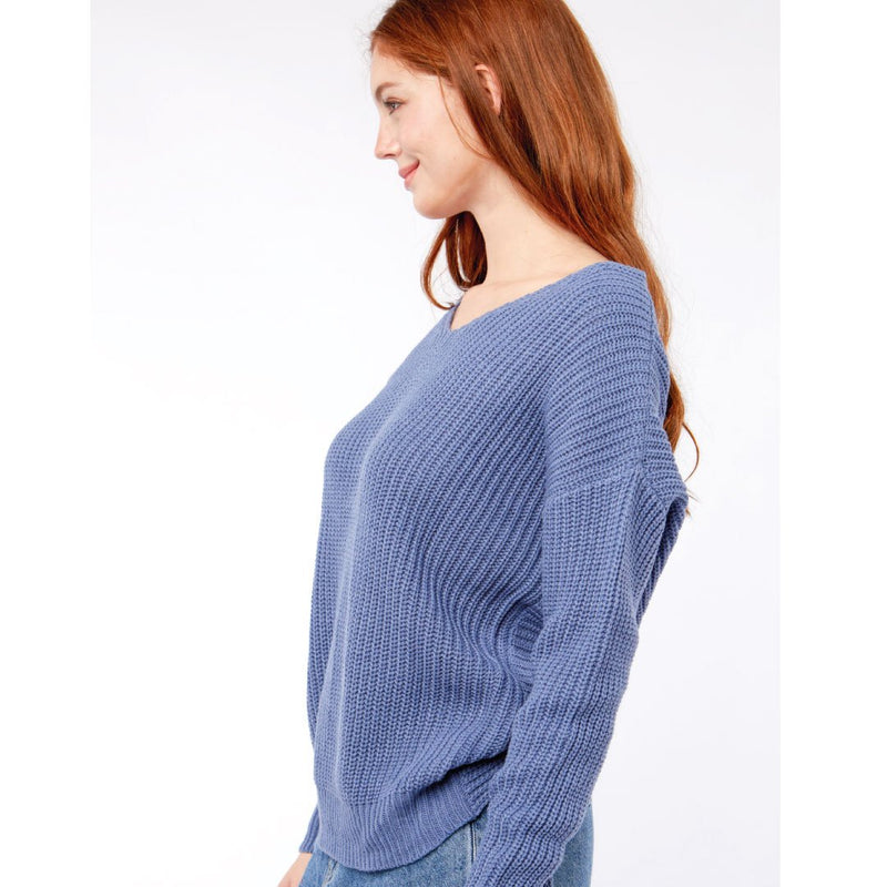 Twisted Back Sweater