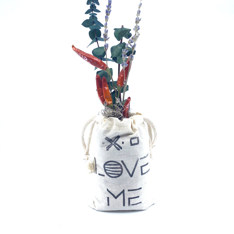 Sack of Flowers, Love Me, Organic, Dried Flower Bouquet